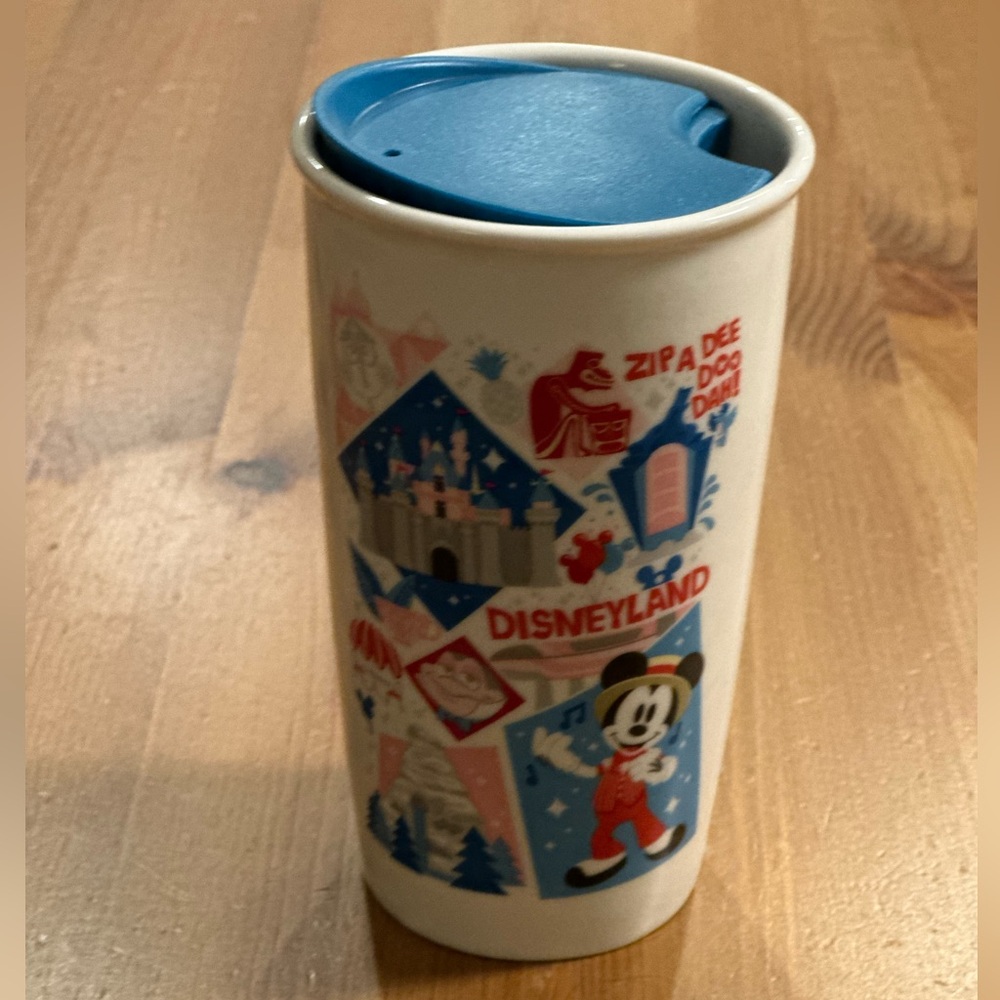 Starbucks Disneyland Mug - Blue and White